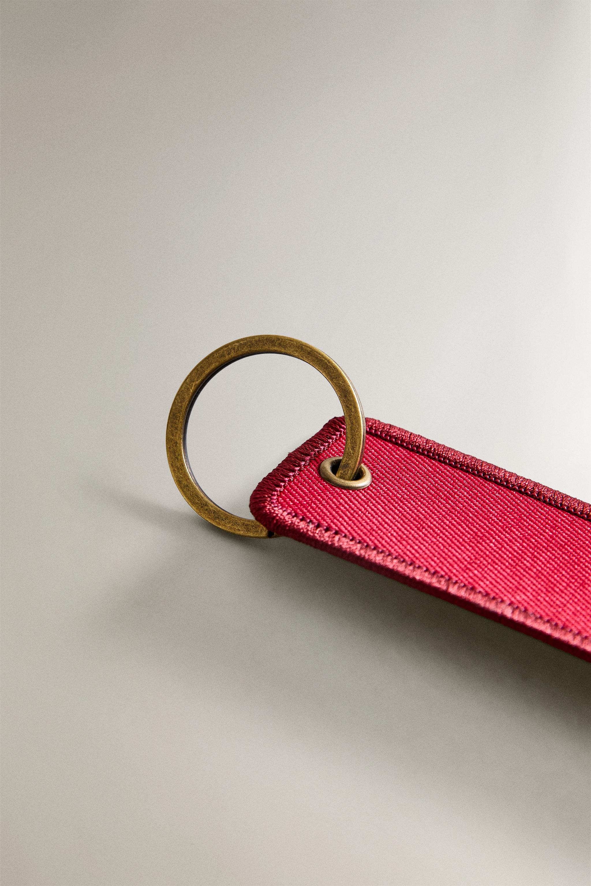 PLAIN CANVAS KEYRING
